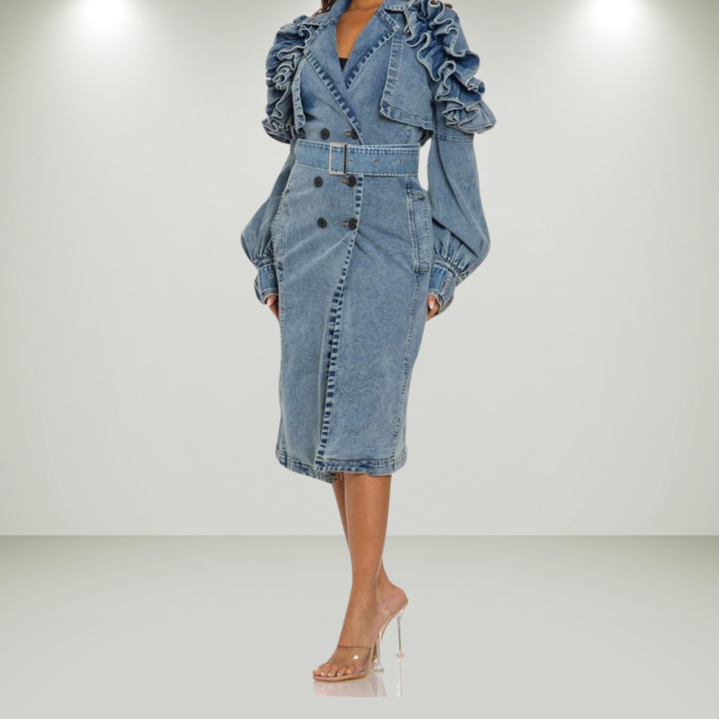 REGAL RUFFLE TRENCH