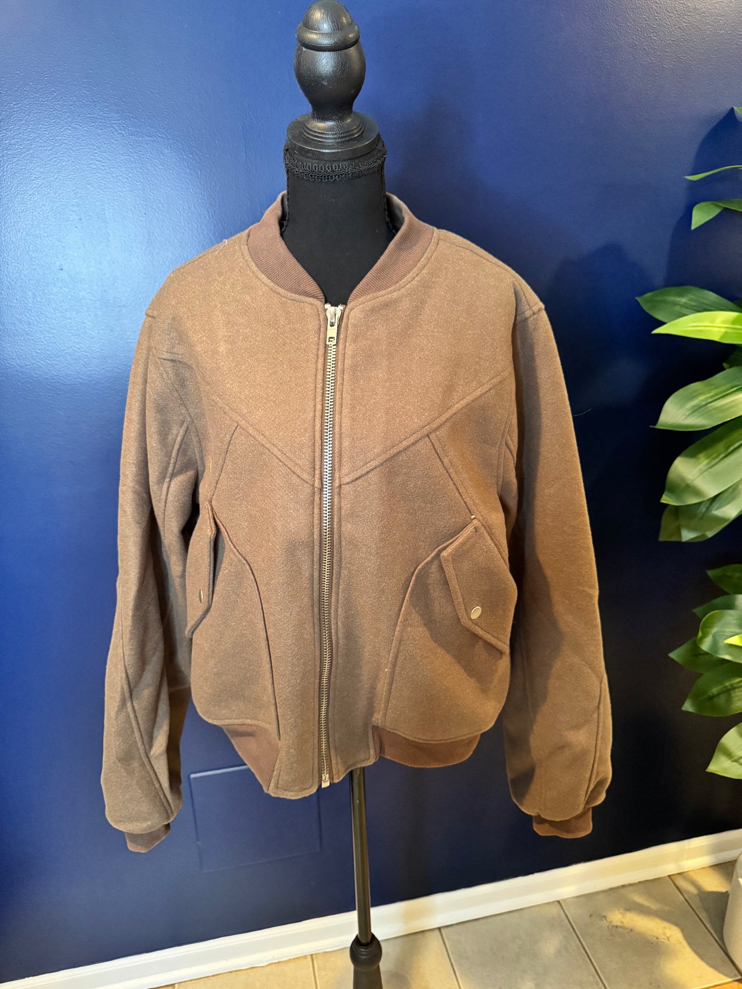 Bomber Jackets Chocolate Brown