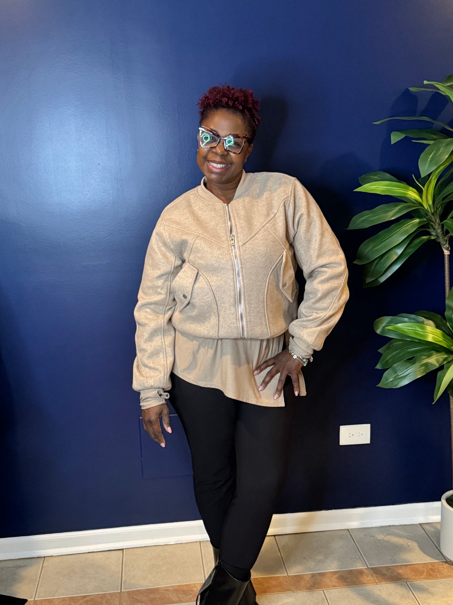 Bomber Jackets Chocolate Brown